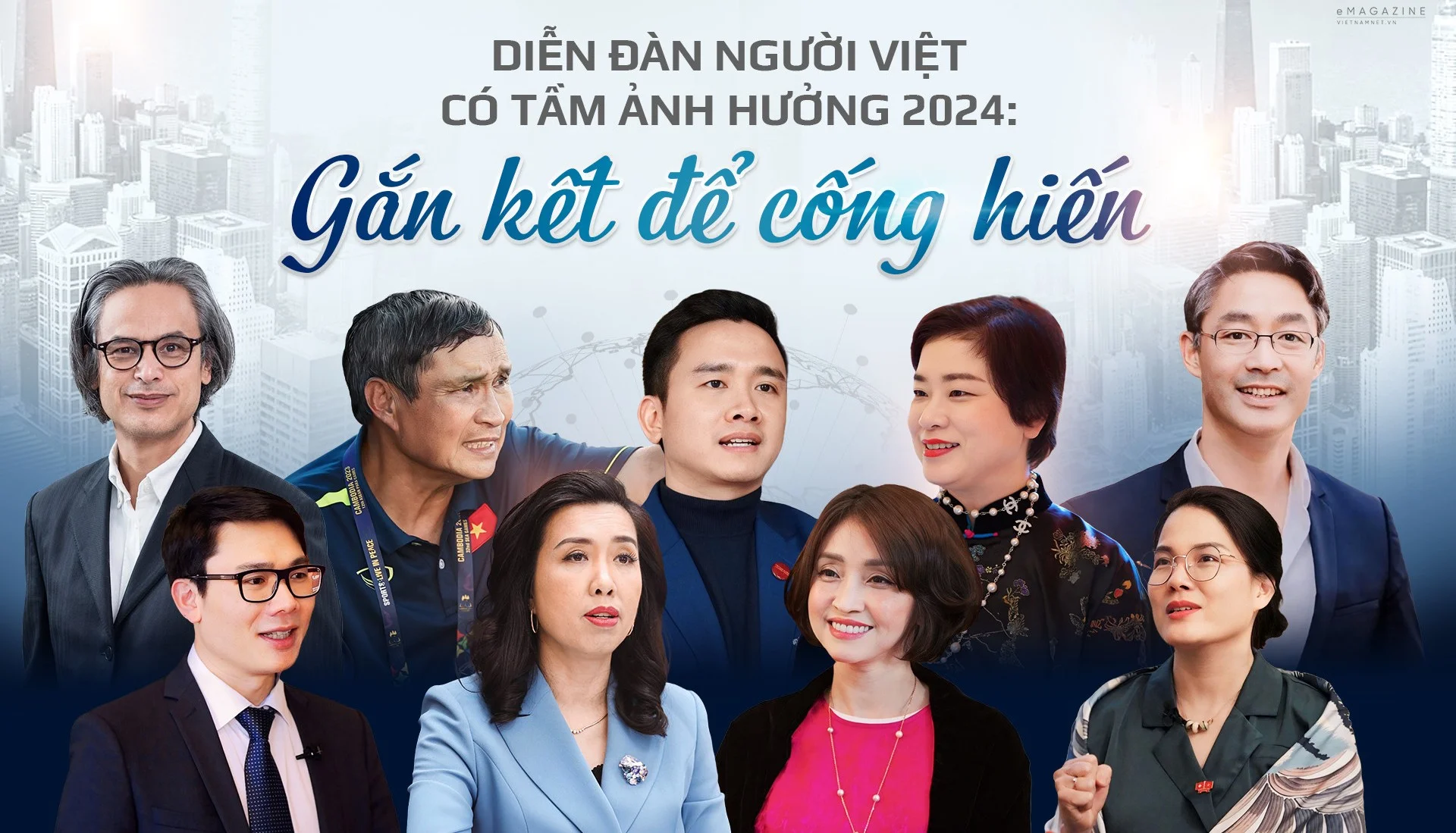 Diễn đàn người Việt có tầm ảnh hưởng 2024: Gắn kết để cống hiến